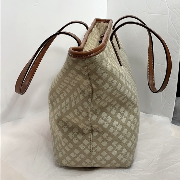 Kate Spade Flower Jacquard Everything Stripe Tote - Picture 4 of 11